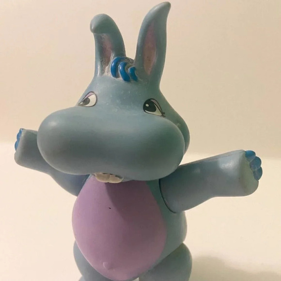 Vintage  1985 Wuzzles Hoppopotamus Poseable 4" Tall Figure - Picture 2 of 12